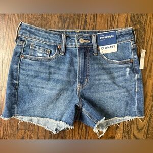 NWT Old Navy High-Rise OG Straight Denim Shorts - women’s 2/3” inseam